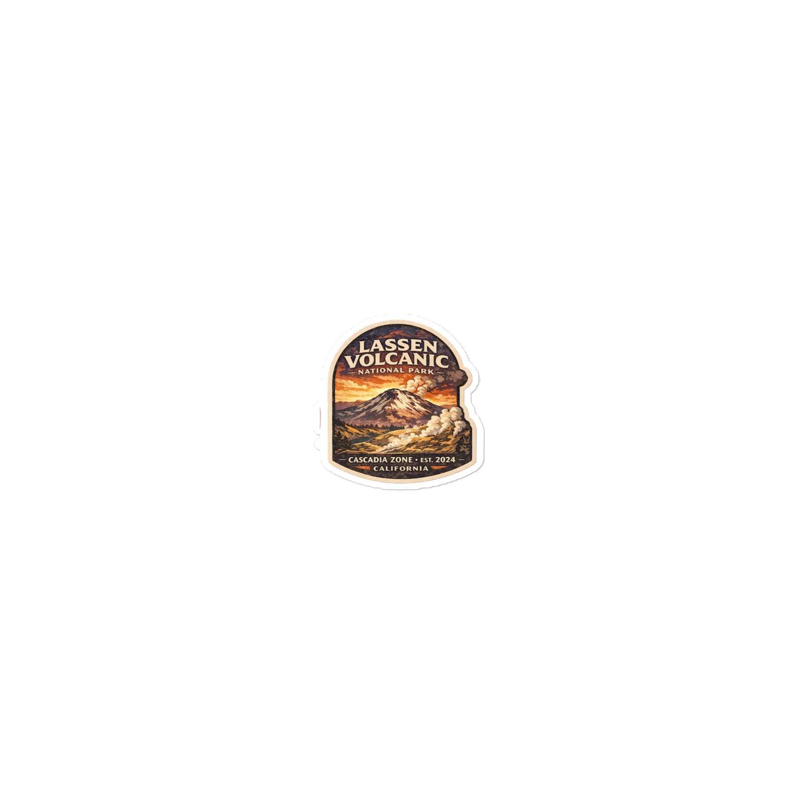 Lassen Peak Sticker - Image 4