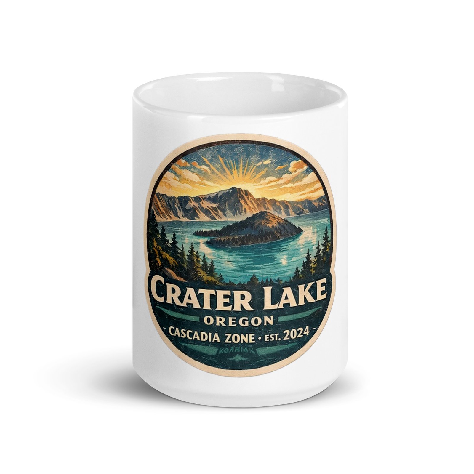 Crater Lake White Mug - Image 13