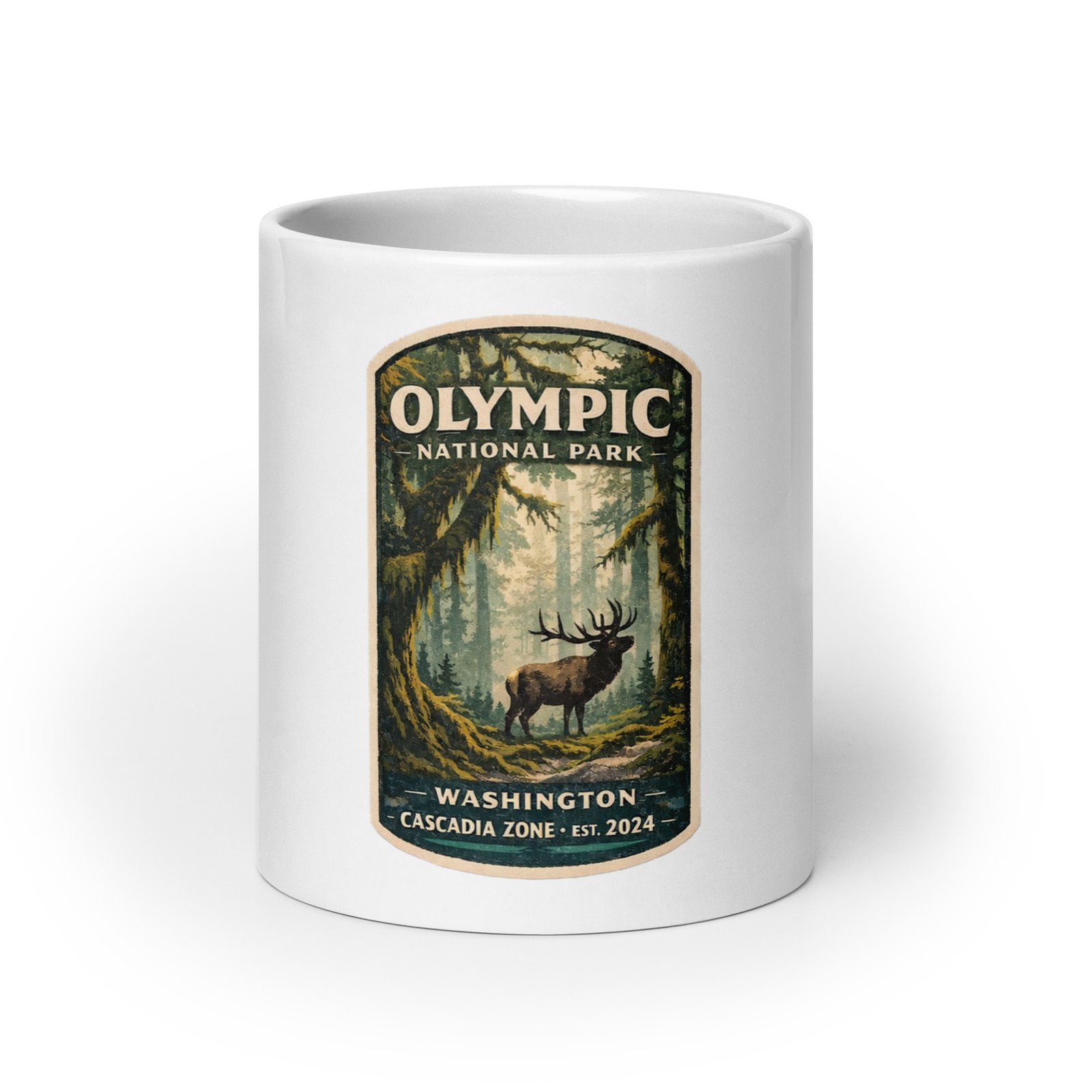 Olympic White Mug