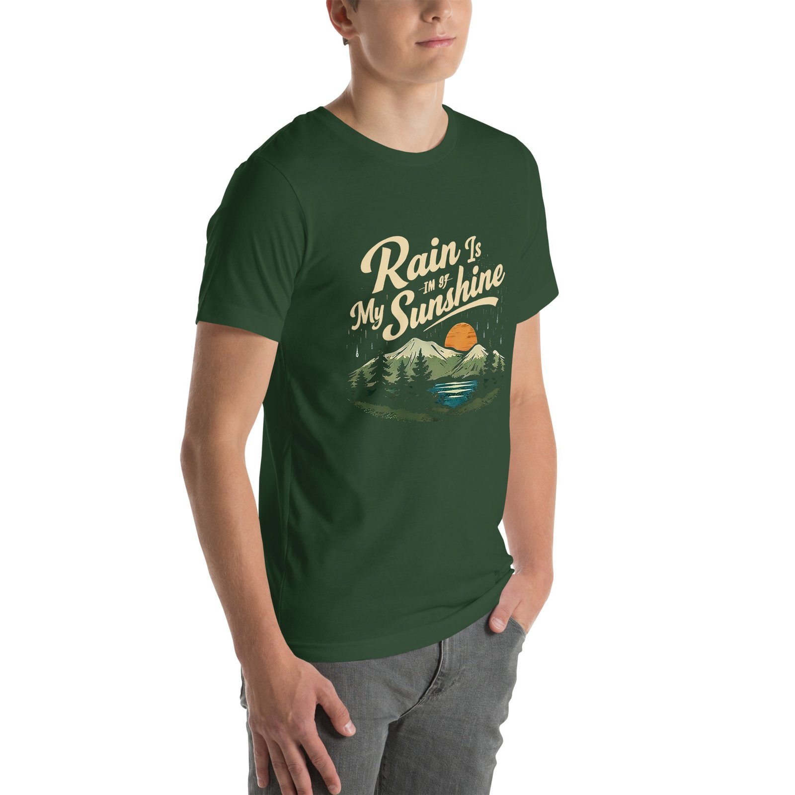 Rain is My Sunshine Unisex t-shirt - Image 12
