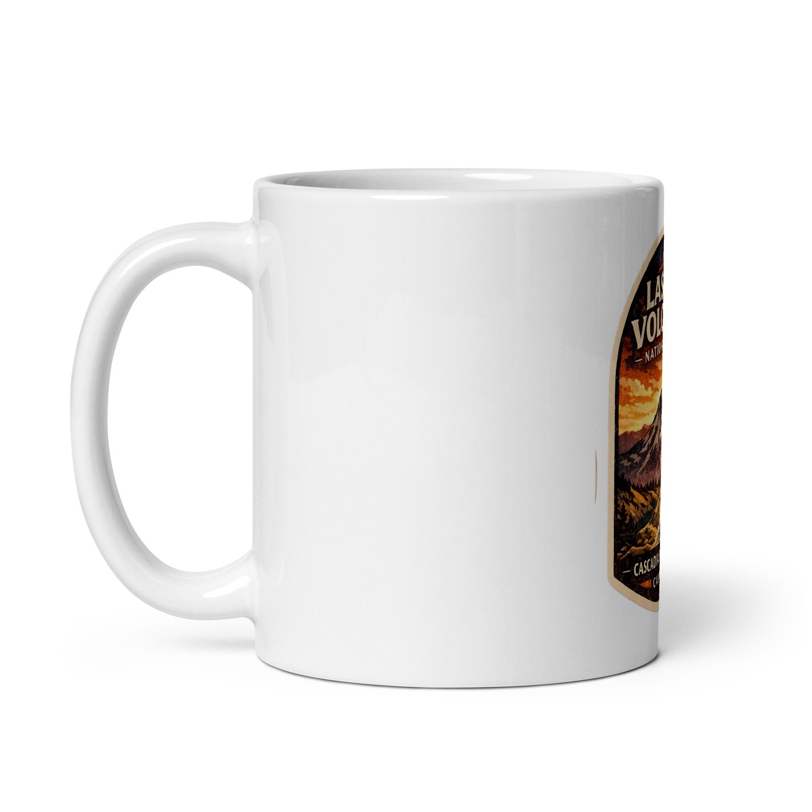 Lassen Peak White Mug - Image 3