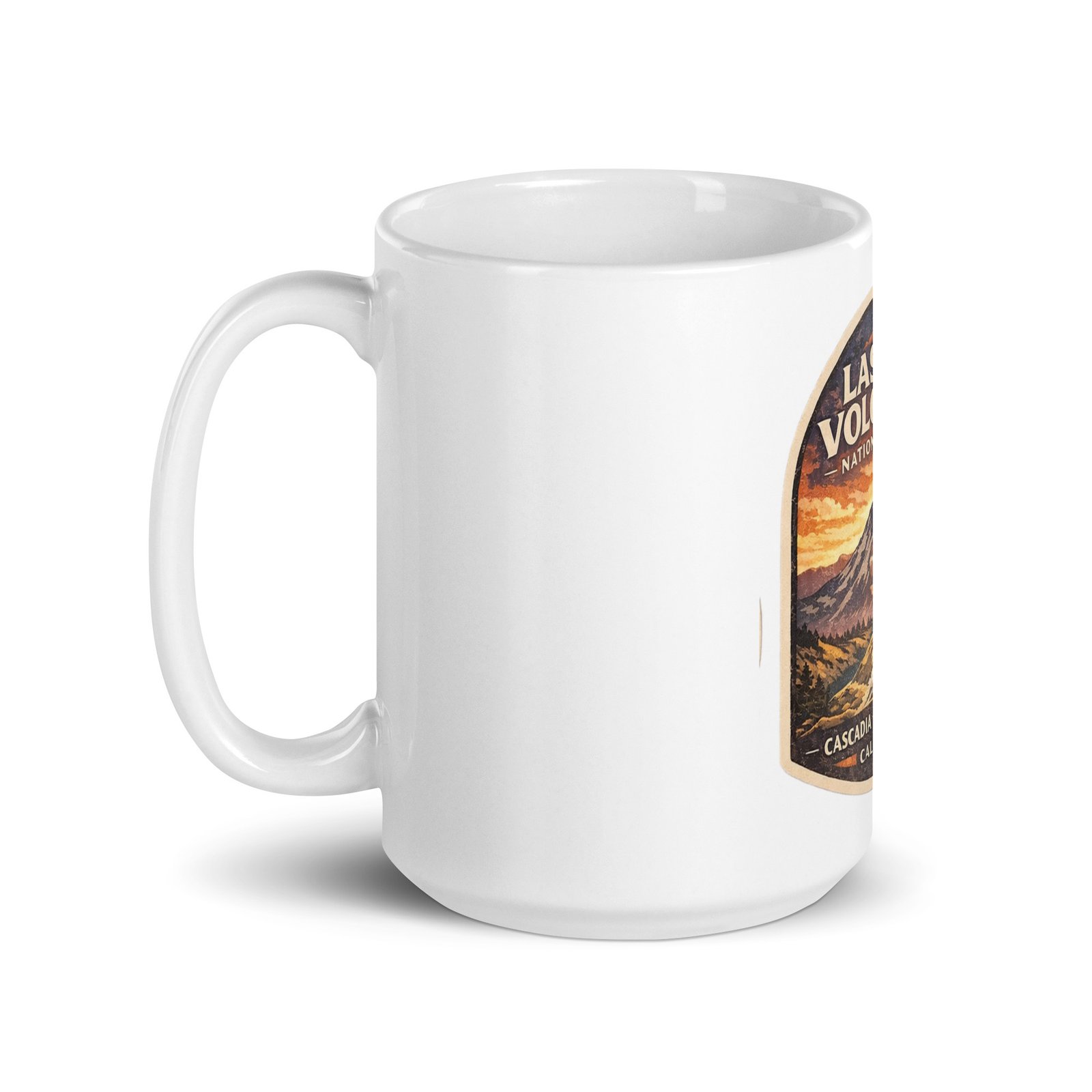 Lassen Peak White Mug - Image 6