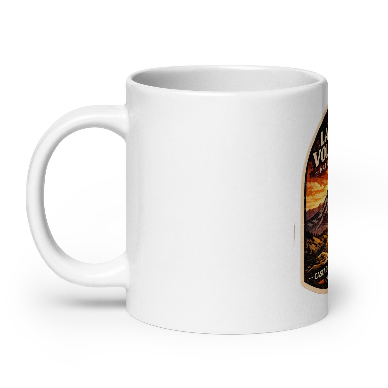 Lassen Peak White Mug - Image 9