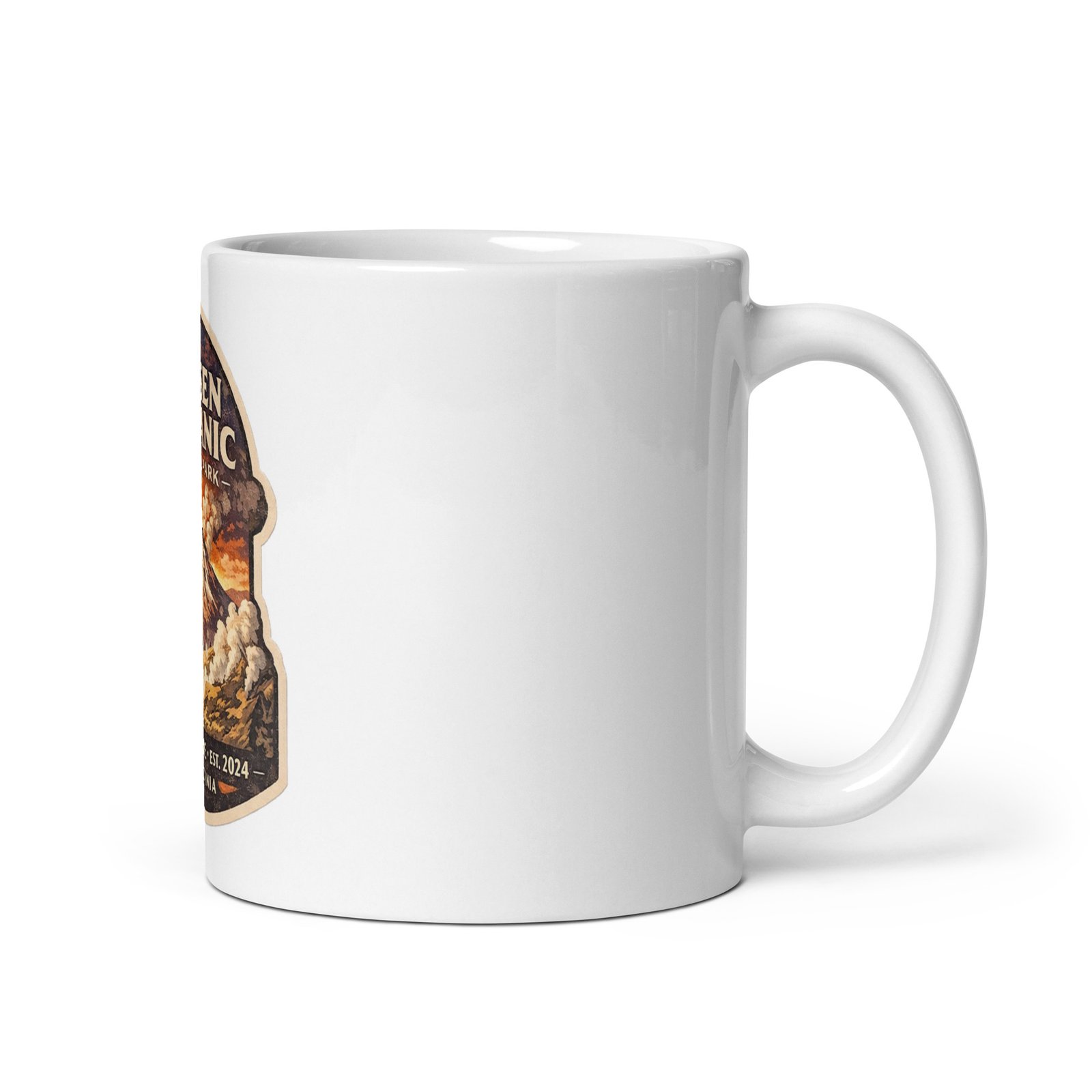 Lassen Peak White Mug - Image 2