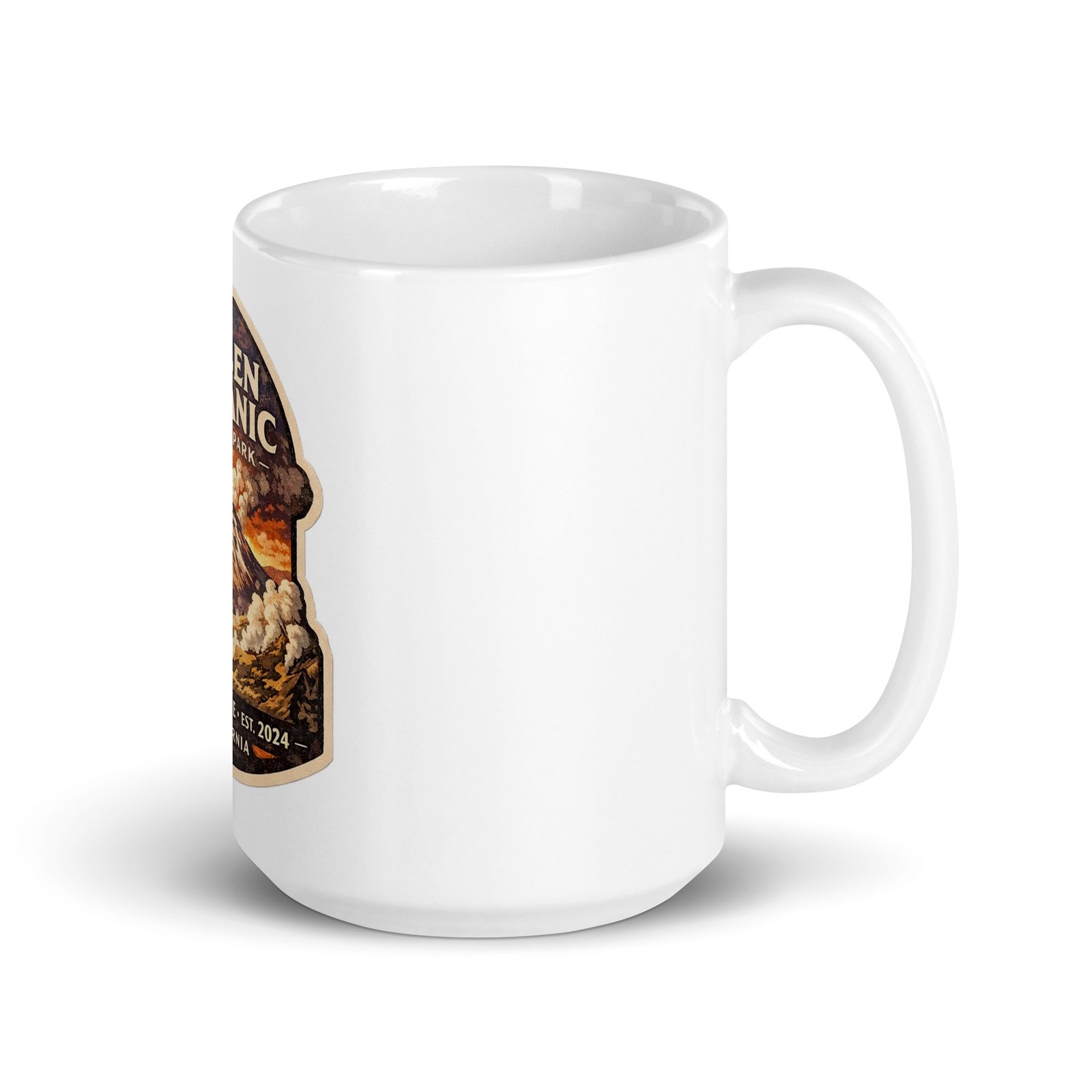 Lassen Peak White Mug - Image 5