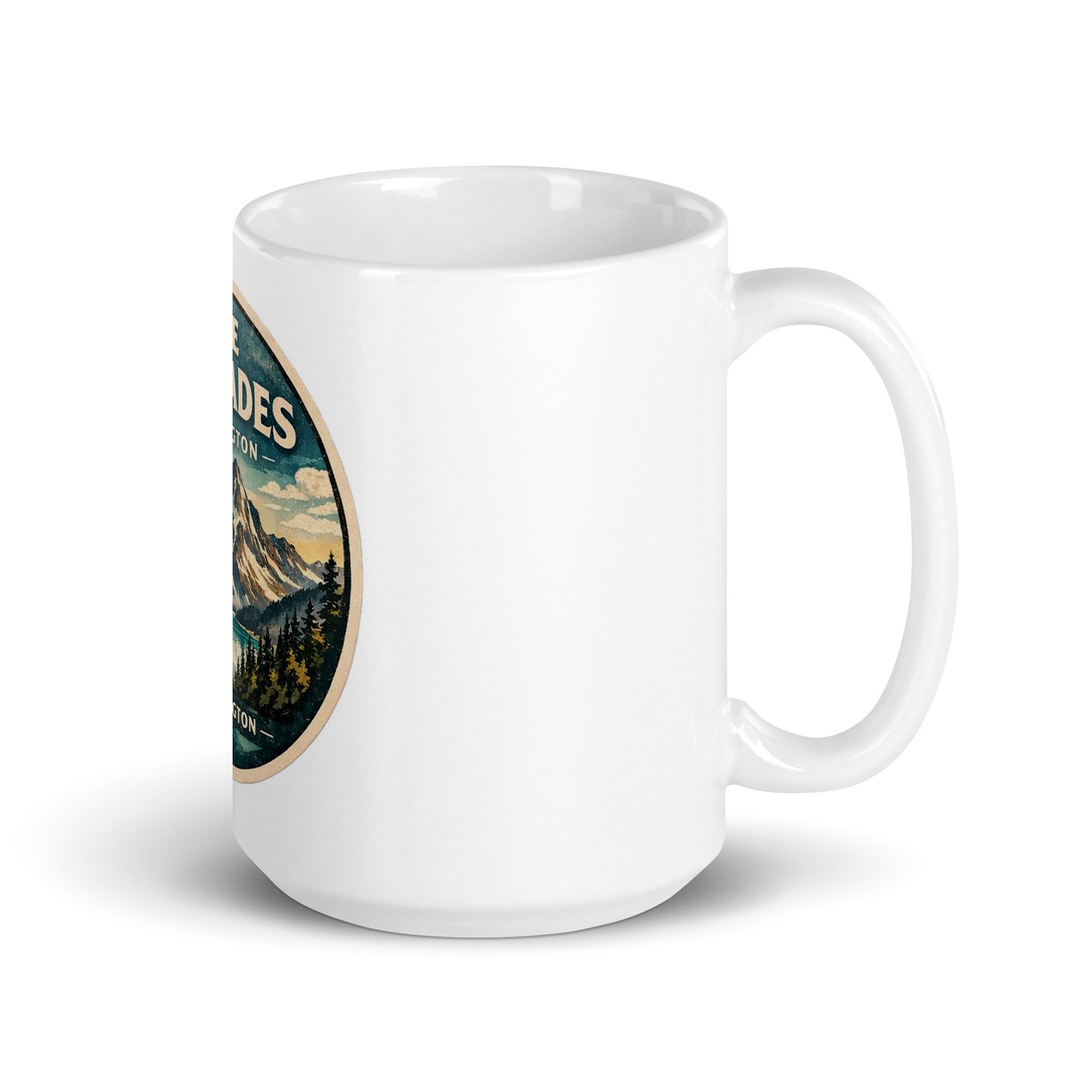 North Cascades White Mug - Image 5
