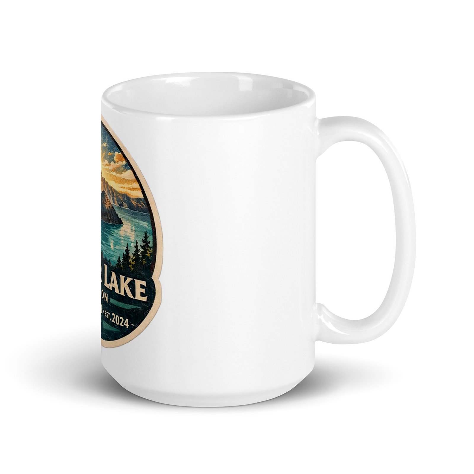 Crater Lake White Mug - Image 11