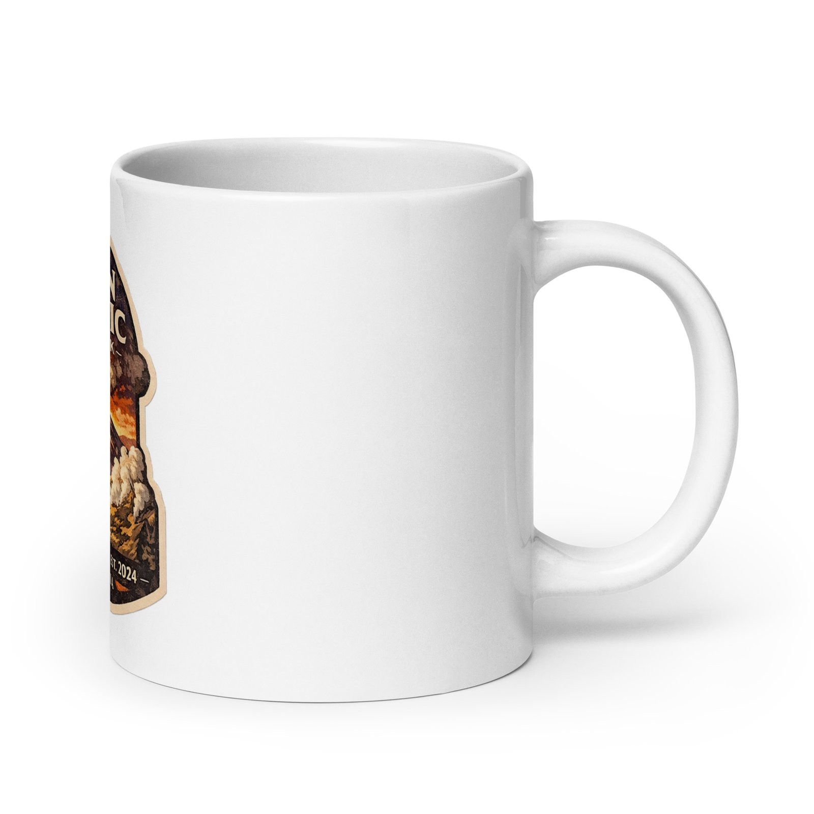 Lassen Peak White Mug - Image 8