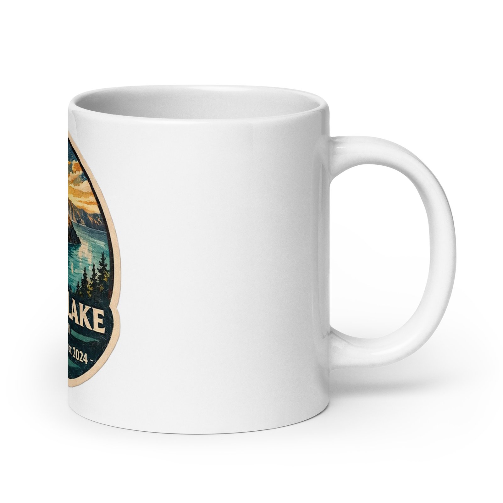 Crater Lake White Mug - Image 14