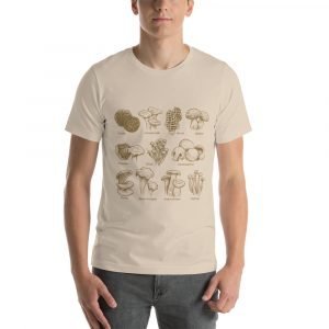 Labeled Mushroom Short-Sleeve Unisex T-Shirt