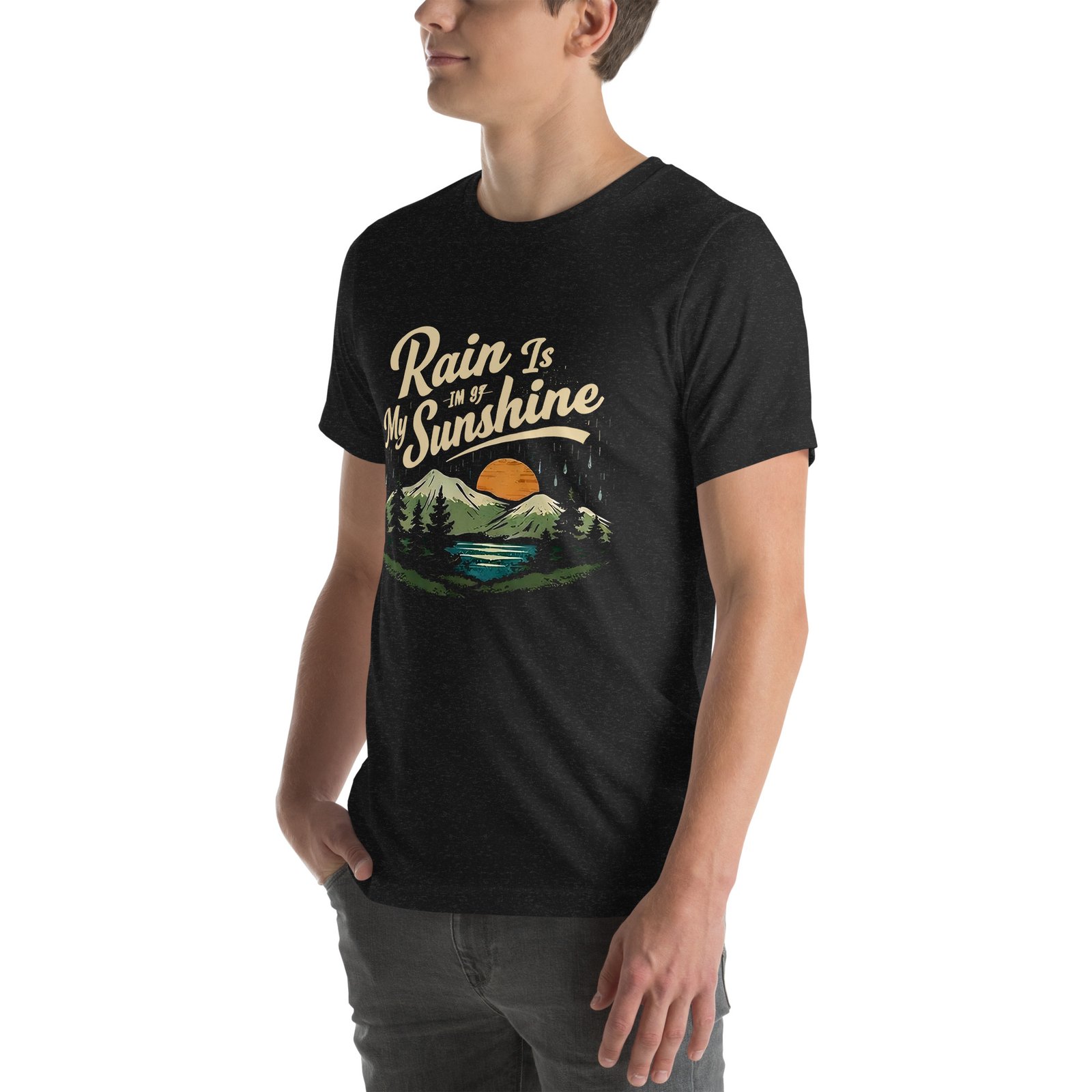 Rain is My Sunshine Unisex t-shirt - Image 4