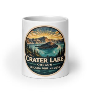 Crater Lake White Mug