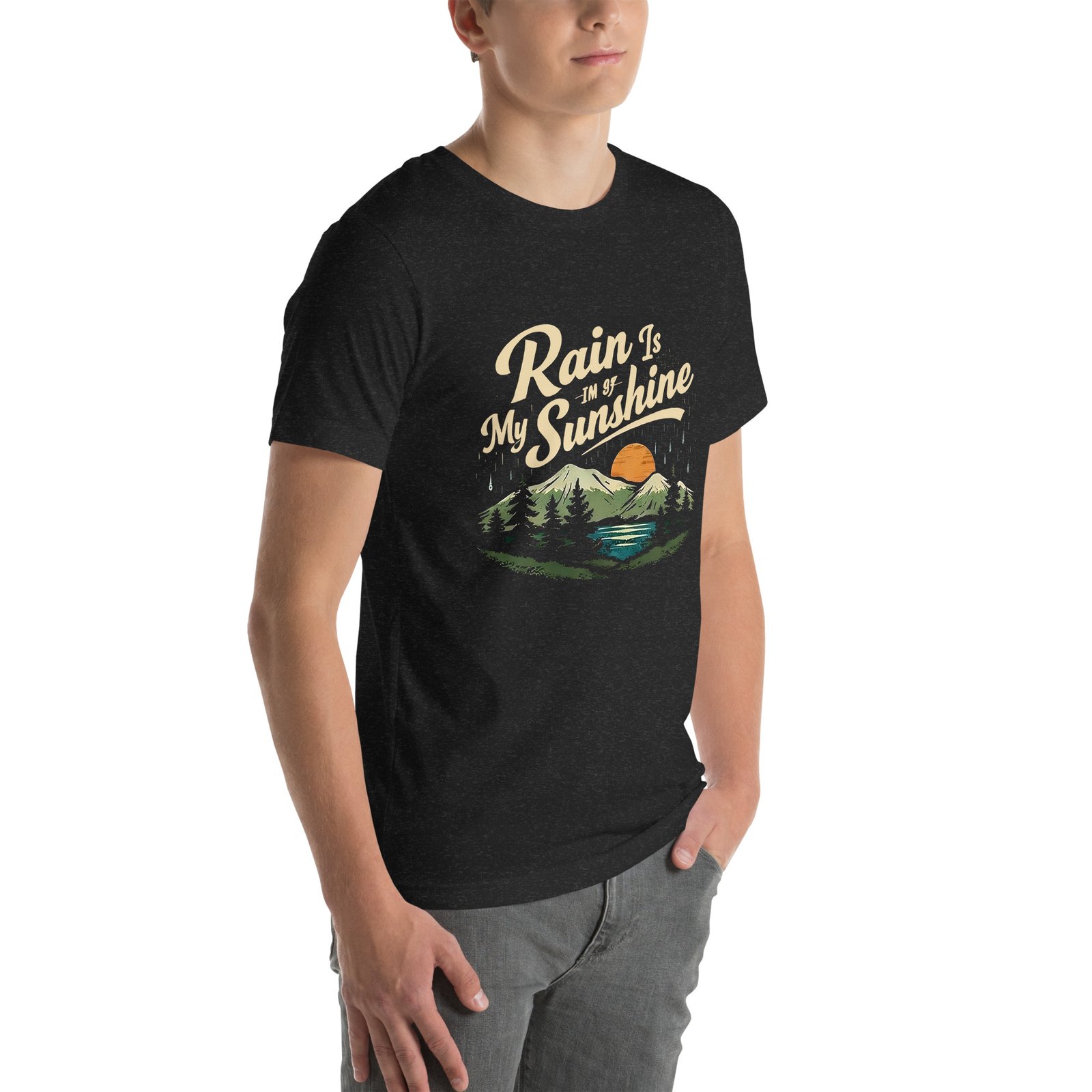 Rain is My Sunshine Unisex t-shirt - Image 6