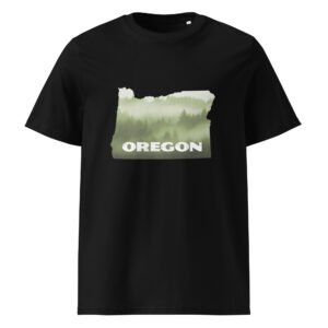 Unisex organic ribbed neck t-shirt