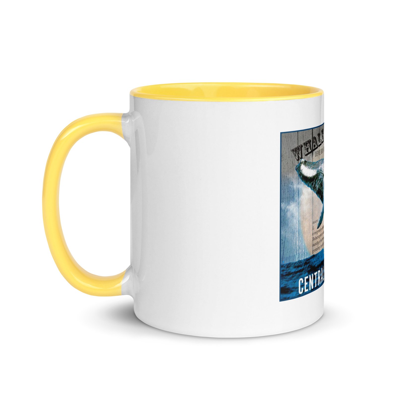 Whale Watchers Mug with Color Inside - Image 6