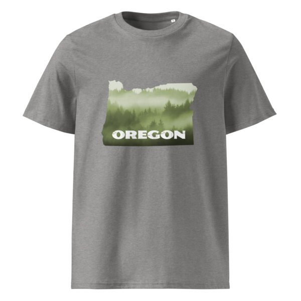 Unisex organic ribbed neck t-shirt - Image 3
