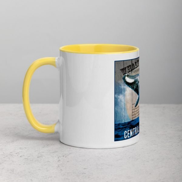 Whale Watchers Mug with Color Inside - Image 5