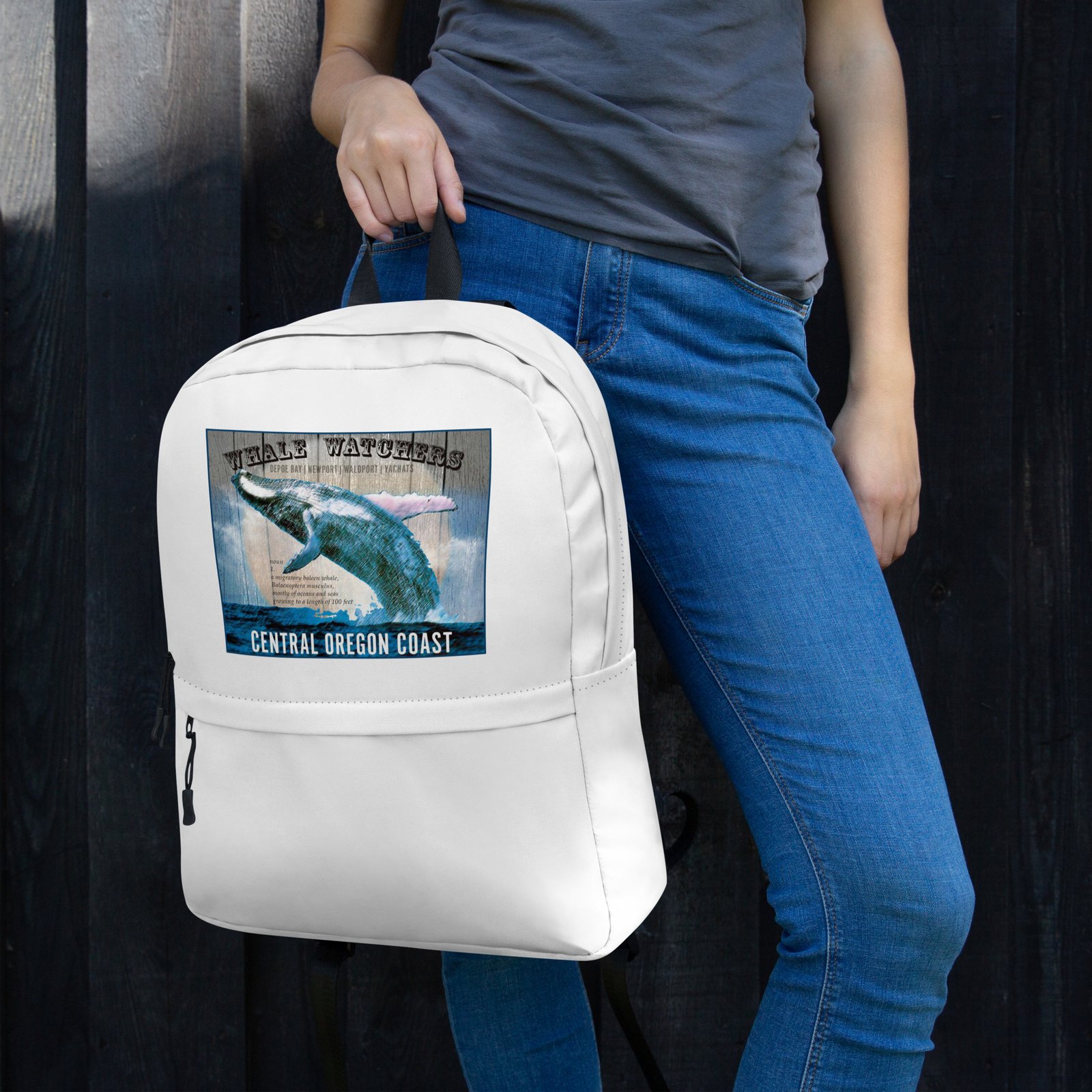 Whale Watchers Oregon Coast Backpack - Image 2