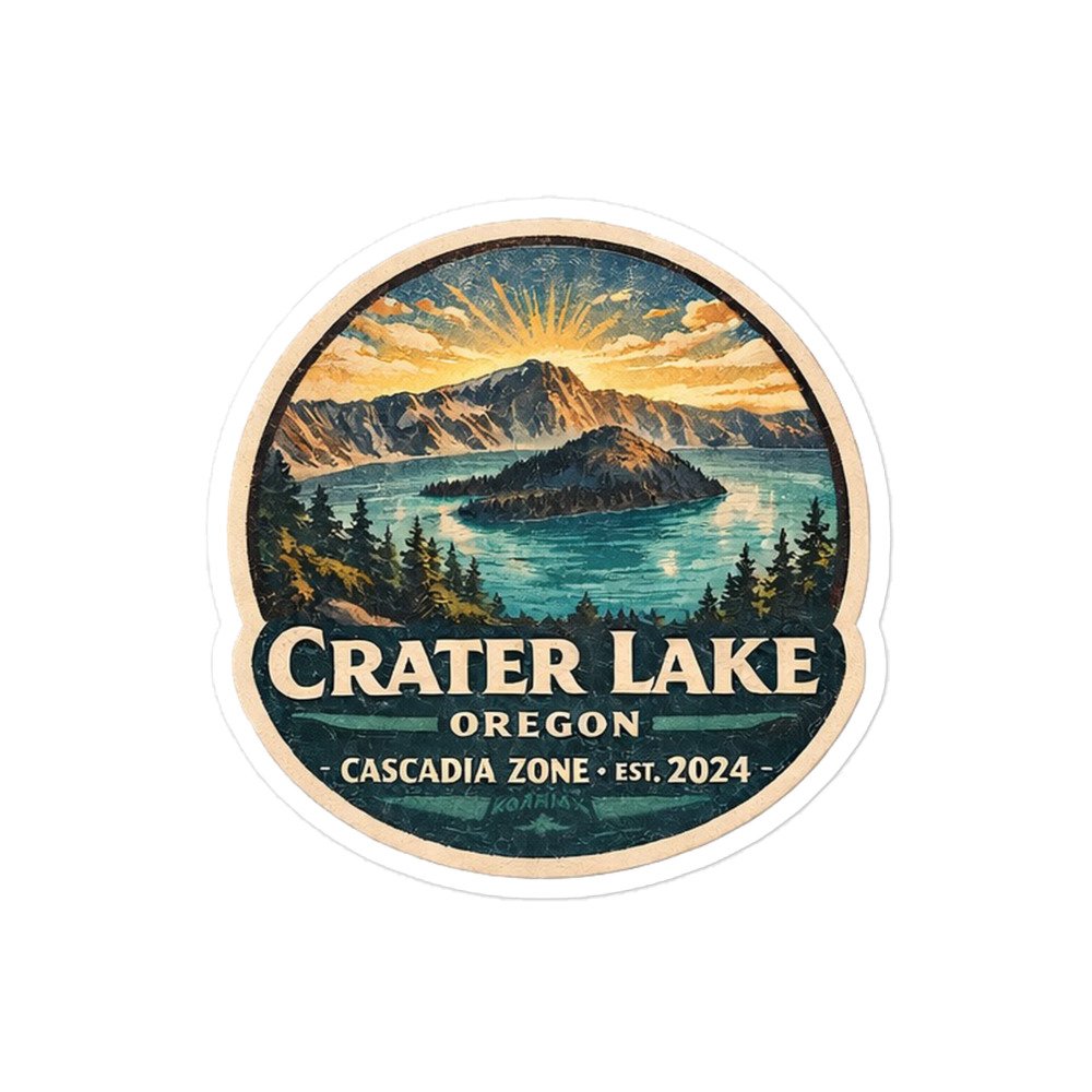 Crater Lake Sticker - Image 2