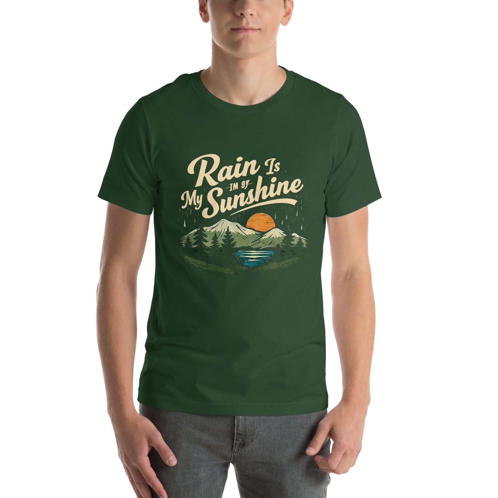 Rain is My Sunshine Unisex t-shirt - Image 7