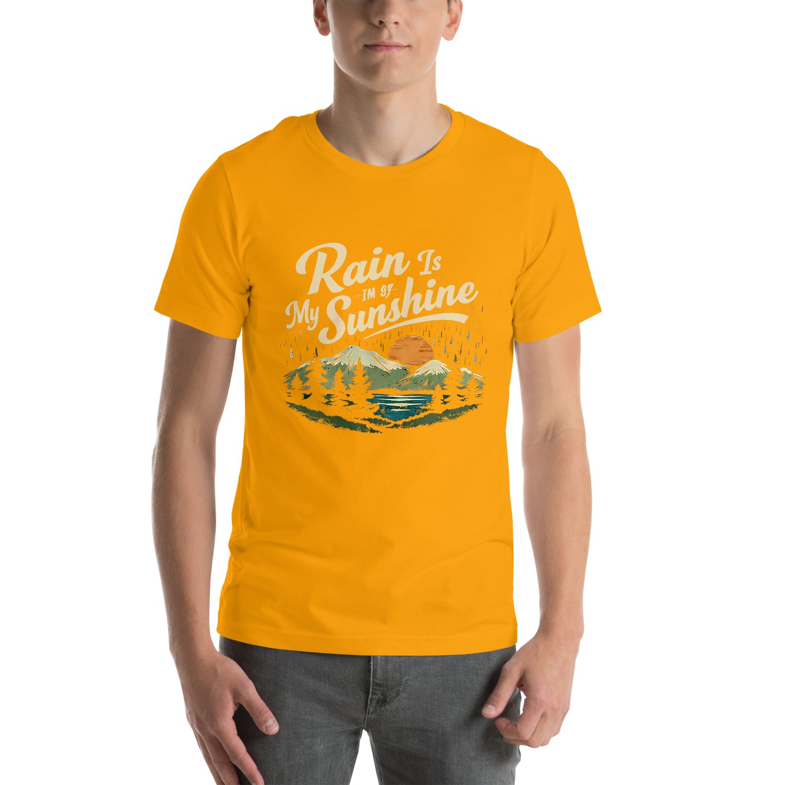 Rain is My Sunshine Unisex t-shirt - Image 13